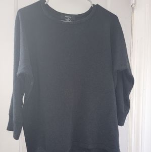 3/4 basic cotton sweater